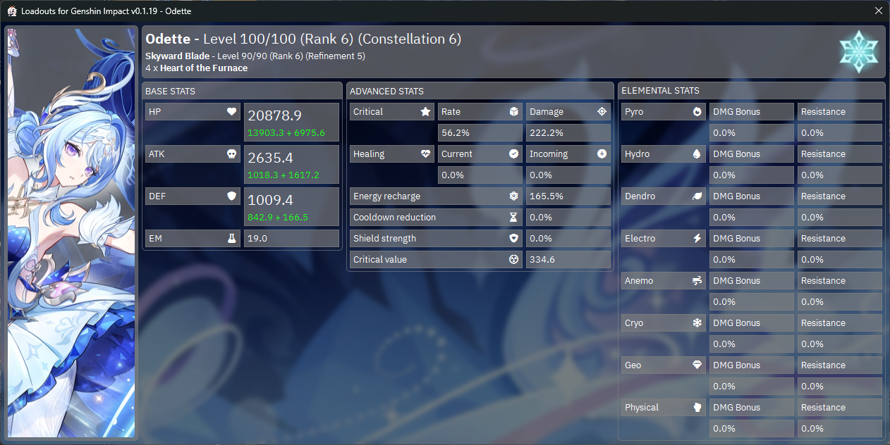 Loadouts For Genshin Impact v0.1.19 Released